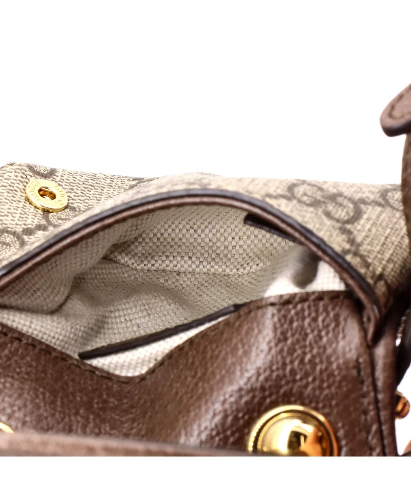 Pre-Owned Gucci Blondie Nm Card Case Wallet with Strap Gg Coated Canvas