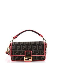 Pre-Owned Fendi Medium Baguette Nm Bag Zucca Canvas