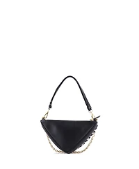 Pre-Owned Prada Mini Double Symbole Triangle Bag Leather and Jacquard