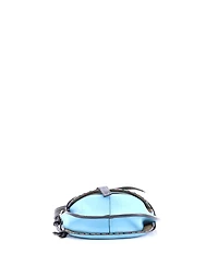 Pre-Owned Loewe Small Gate Shoulder Bag Leather with Raffia