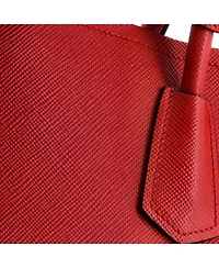 Pre-Owned Prada Medium Cuir Double Tote Saffiano Leather