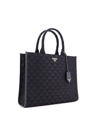 Pre-Owned Prada Large Symbole Shopper Tote Jacquard
