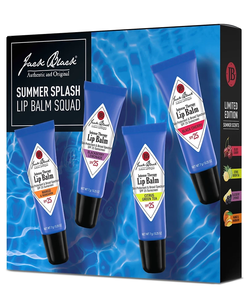 Jack Black 4-Pc. Summer Splash Lip Balm Set
