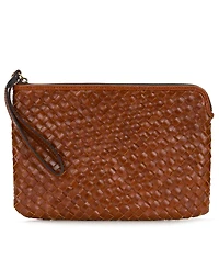 Patricia Nash Leisha Zippered Leather Wristlet