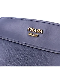 Pre-Owned Prada Small Esplanade Crossbody Bag Saffiano with City Calf