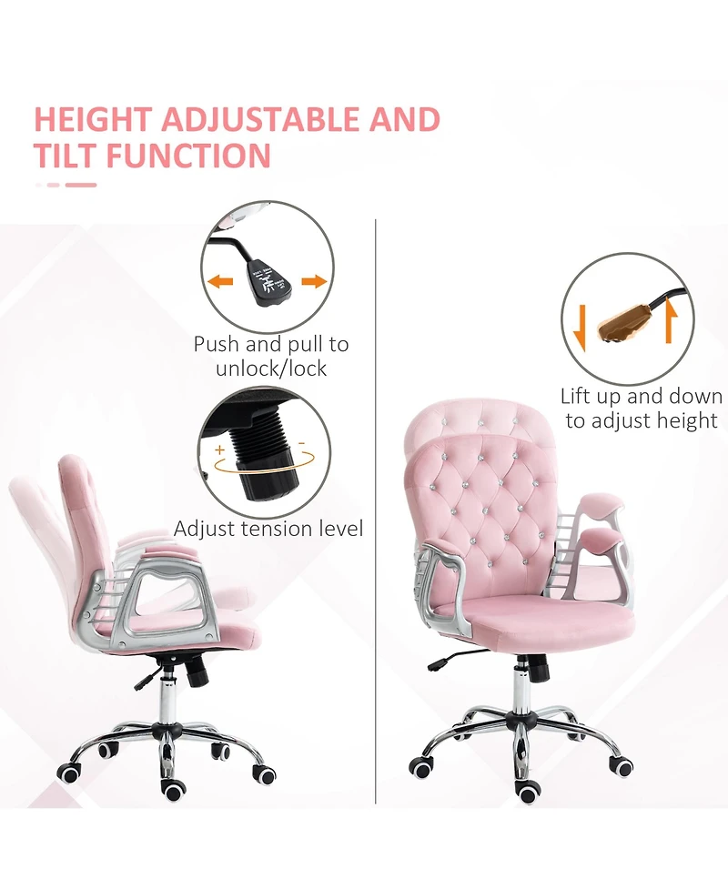 Rainsken Velvet Office Chair