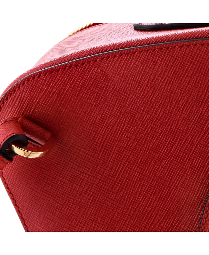 Pre-Owned Prada Mini Odette Zip Backpack Saffiano Leather