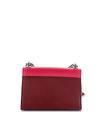 Pre-Owned Prada Small Robot Patches Envelope Flap Chain Shoulder Bag Saffiano Leather