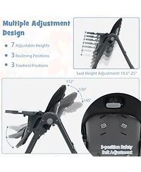 Sugift 3-In-1 Convertible Baby High Chair for Toddlers
