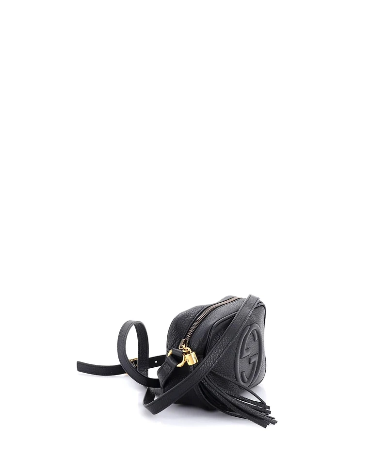 Pre-Owned Gucci Mini Soho Disco Crossbody Bag Leather