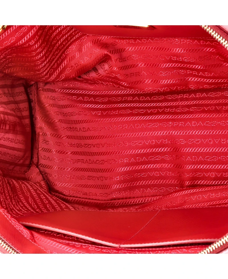 Pre-Owned Prada Large Galleria Double Zip Tote Saffiano Leather