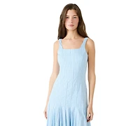 Steve Madden Juniors' Square Neck Midi Dress