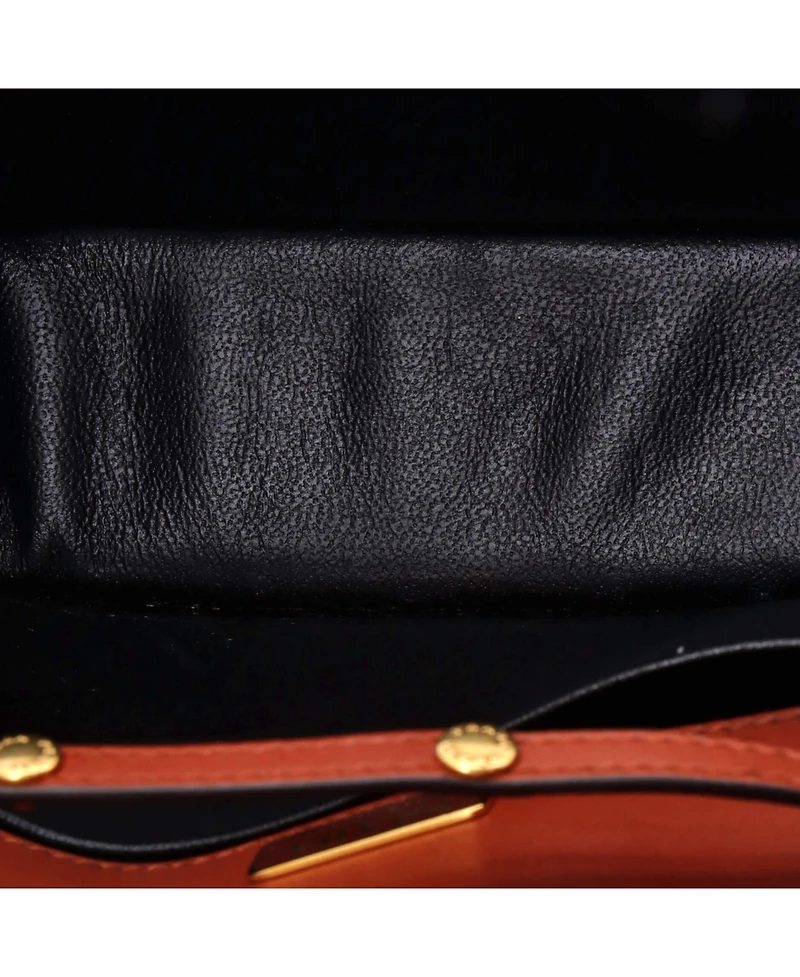 Pre-Owned Prada Cahier Chain Clutch City Calf and Saffiano