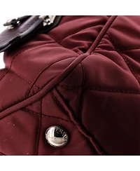 Pre-Owned Prada Medium Chain Shoulder Bag Quilted Tessuto