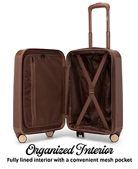 Von Dutch Eyeflight Small Expandable Hardside Carry-On Spinner Suitcase