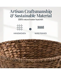 Best Choice Products Easter Basket, Woven Basket for Kids w/ Collapsible Handle