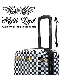 Von Dutch Vision Board Small Expandable Hardside Carry-On Spinner Suitcase