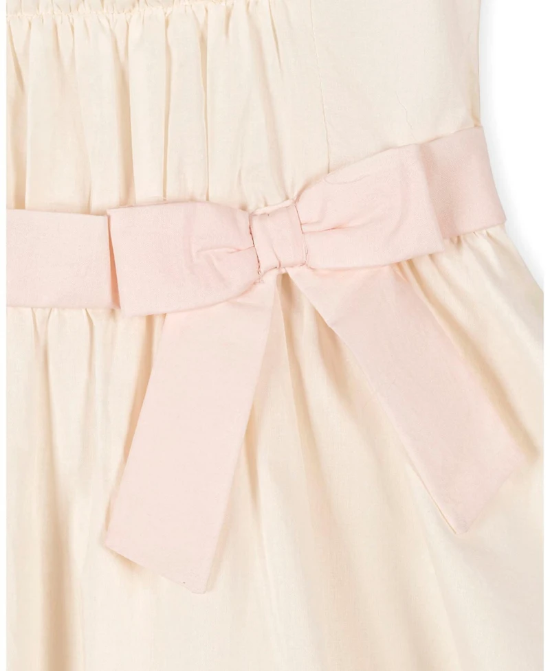 Hope & Henry Toddler Girls and Organic Puff Sleeve Tiered Party Dress