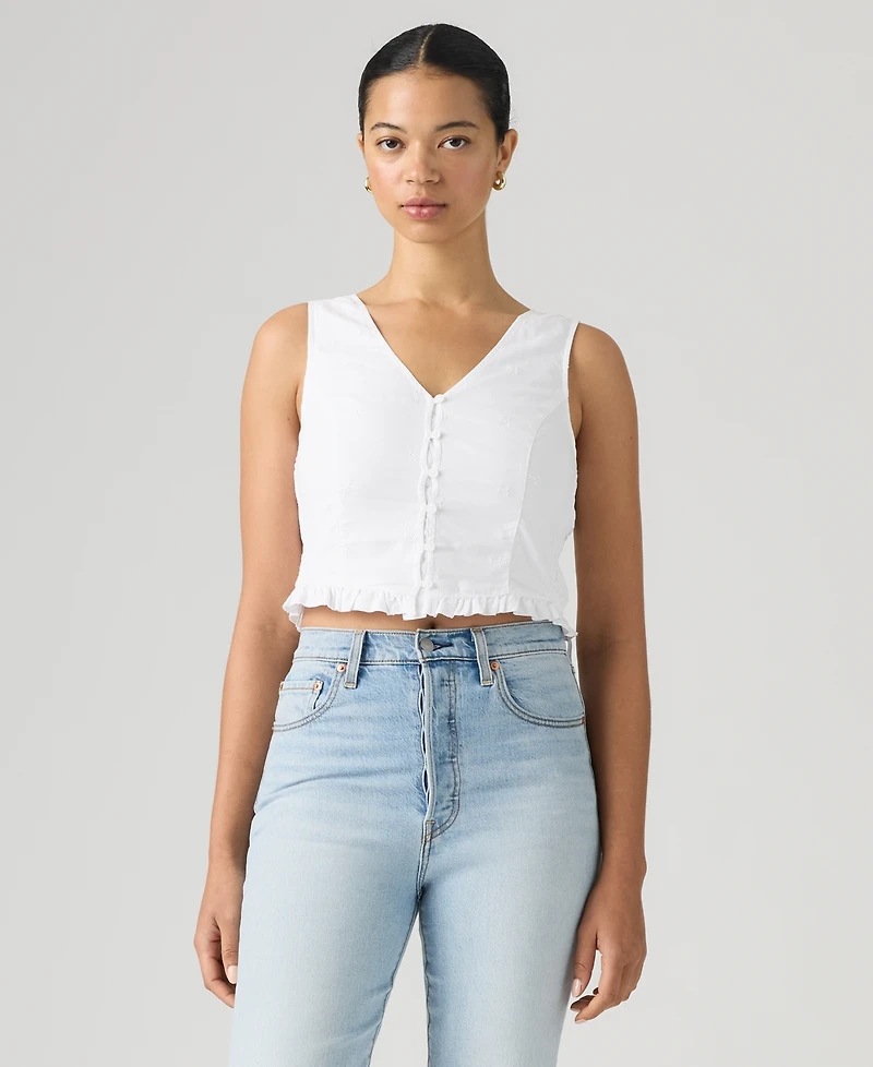 Levi's Women's Teagan Mini Eyelet Blouse