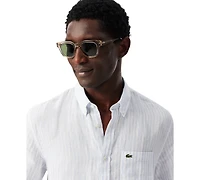 Lacoste Men's Regular-Fit Linen Shirt
