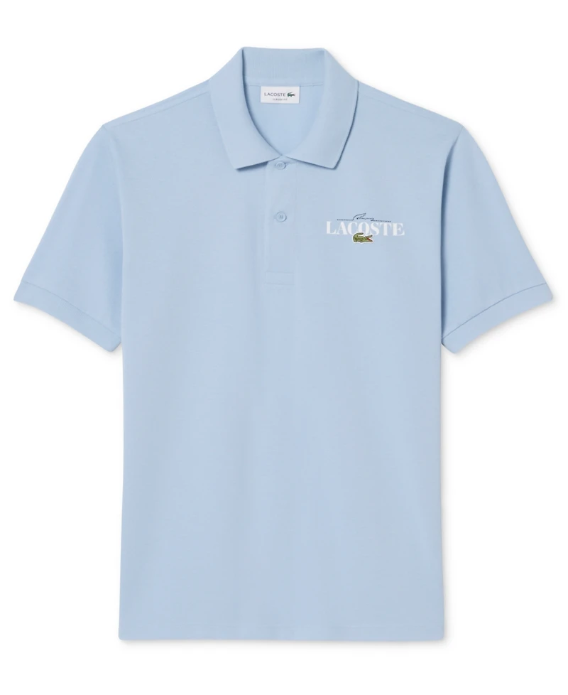 Lacoste Men's Classic-Fit Printed Polo Shirt