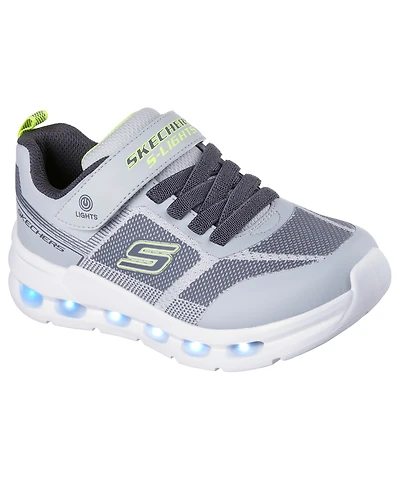 Skechers Little Kids S-Lights: Glide-Step Lights Light-Up Fastening Strap Casual Sneakers from Finish Line