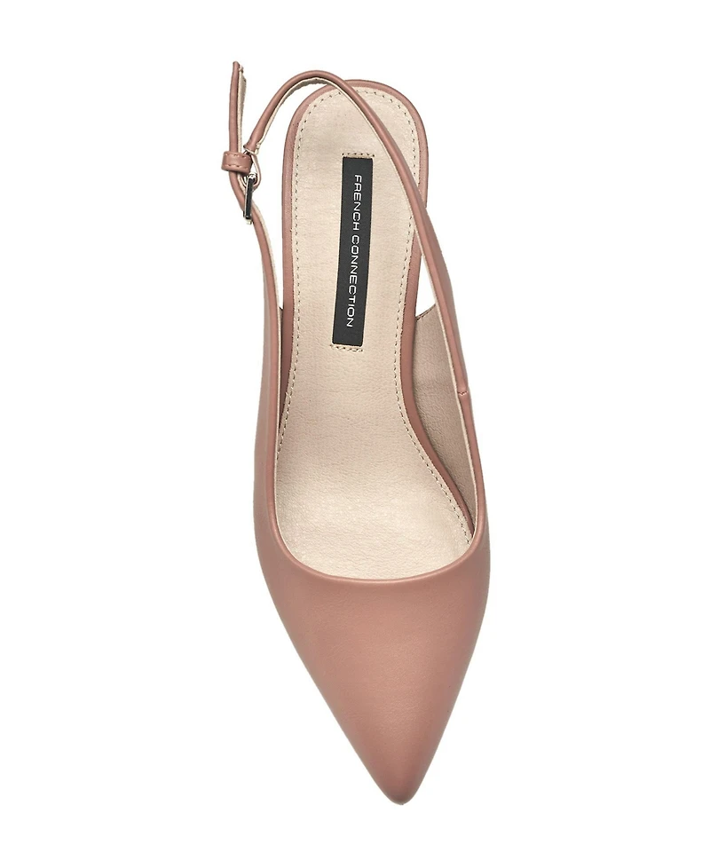French Connection Ladies Quinn Slingback Kitten Heel