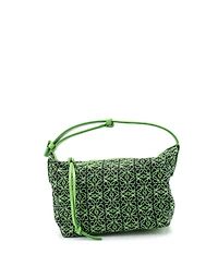 Pre-Owned Loewe Small Cubi Hobo Anagram Jacquard