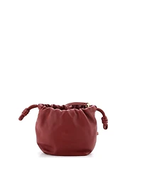 Pre-Owned Loewe Mini Flamenco Knot Chain Purse Bag Leather