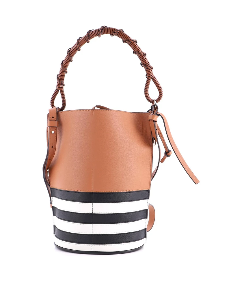 Pre-Owned Loewe Medium Gate Top Handle Bucket Bag Leather