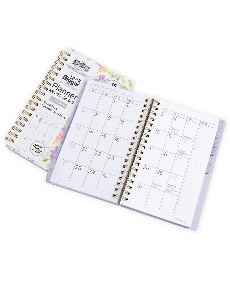 See It Bigger Small 15 Monthly Weekly Planner