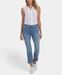 Nydj Women's Sheri Slim Ankle Roll-Cuff Jeans