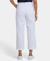 Nydj Women's Coco Relaxed Wide-Leg Crop Jeans