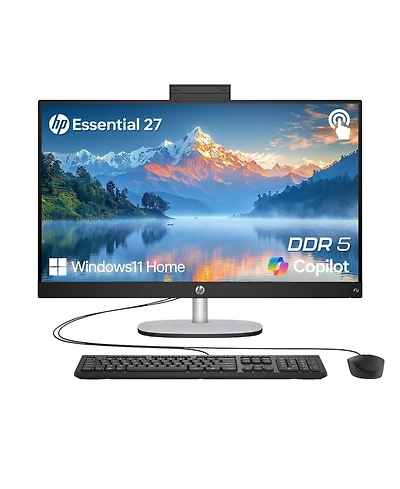 Hp Essential 27" All-in-One Intel Core Ultra 7 64GB Ram Intel Graphics 2TB Ssd Storage Windows 11 Home 60Hz
