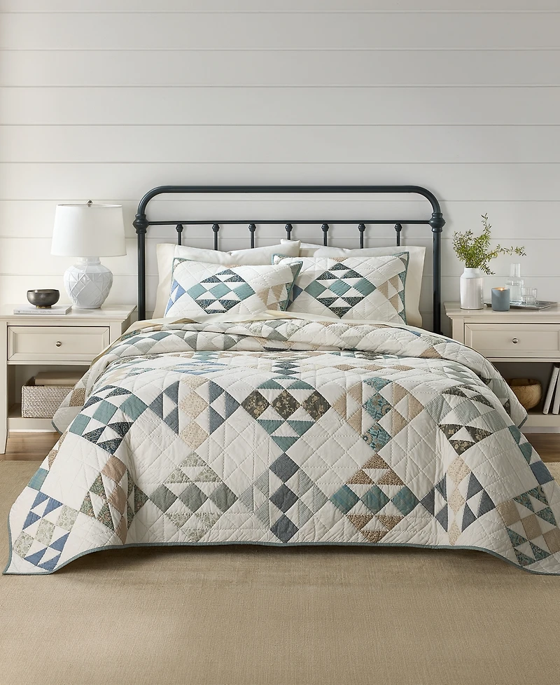 Charter Club Summer Sage 3-Pc. Quilt Set, King, Macy's Exclusive