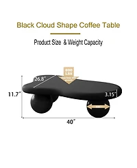 Rainsken Cloud Shaped Coffee Table