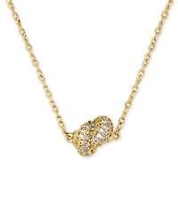 kate spade new york Gold Plated Pave Mini Pendant Necklace
