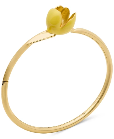 kate spade new york Gold Plated Bloom Bangle Bracelet