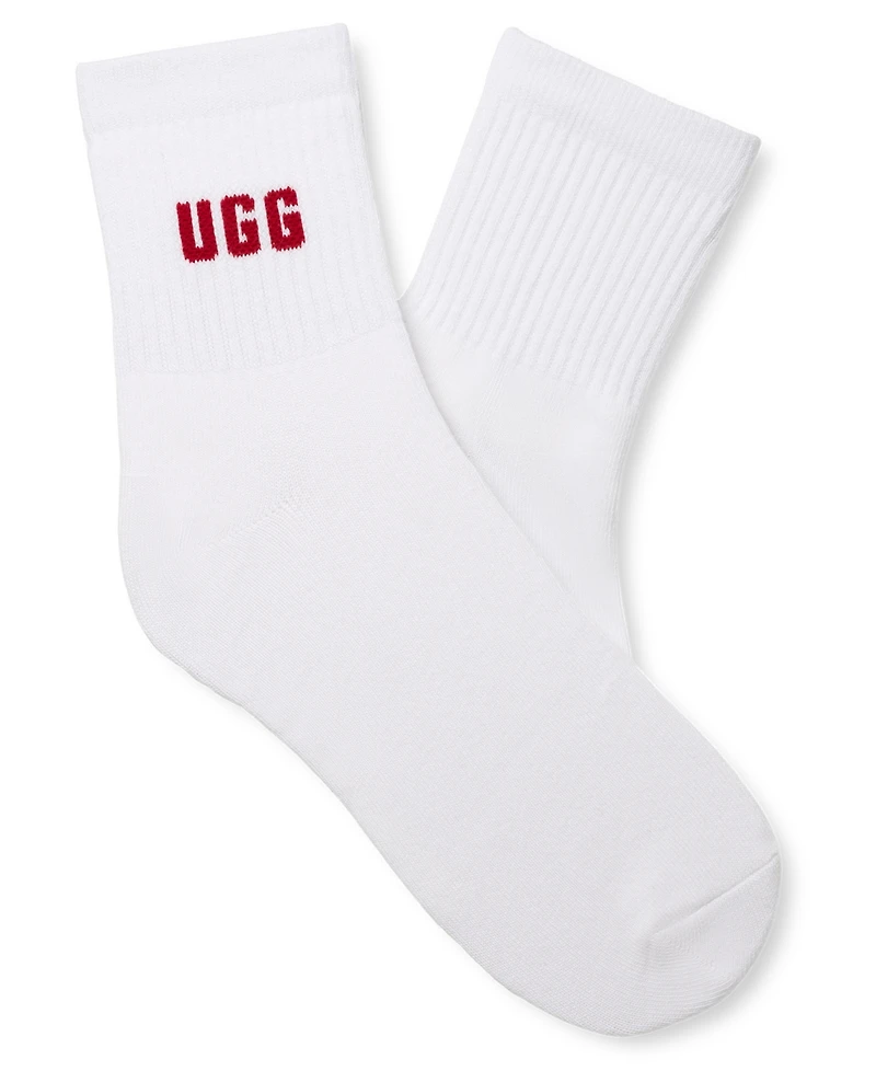 Ugg Women's 2-Pack Quinlin Logo Quarter Socks