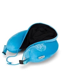 Von Dutch Pinstripe Hooded Memory Foam 11" Travel Neck Pillow