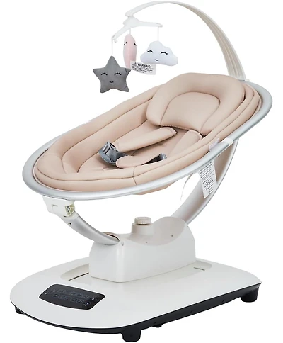 gaomon Electric Baby Swing with 5 Motion Modes, 5 Speeds, Remote Control, Seat, 5-Point Harness