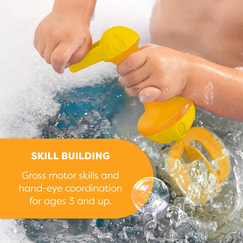 Haba Toddler Bath Toys: Bubble Bath Whisk for Sensory Play, Bubble Maker for Bathtub and Fun Beach and Water Toys for Toddlers