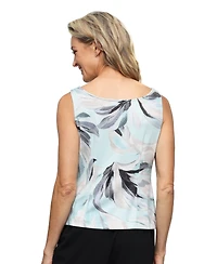 Alex Evenings Women's Scoop Neck Tank Top & Jacket, 2-Piece Set