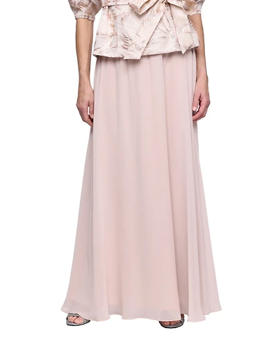Alex Evenings Women's Chiffon Pull-On Maxi Skirt