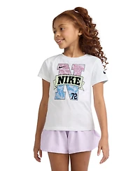 Nike Girls' 4-6X Lace It Up Ringlet Crewneck T-Shirt