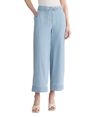 Jones New York Women's High Rise Ankle Length Cotton Pants