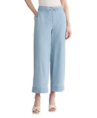 Jones New York Womens High Rise Ankle Length Cotton Pants