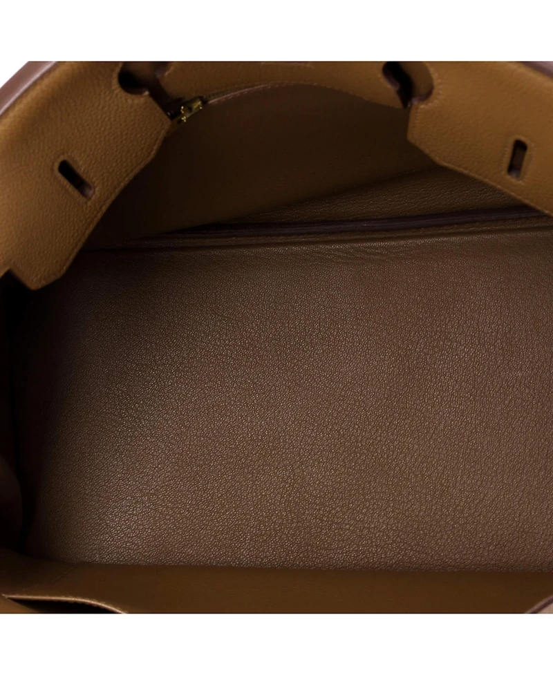 Pre-Owned HERMES Birkin Handbag Togo with Gold Hardware