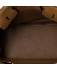 Pre-Owned HERMES Birkin Handbag Togo with Gold Hardware