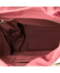 Pre-Owned Gucci Small Buckle Backpack Blooms Print Gg Coated Canvas